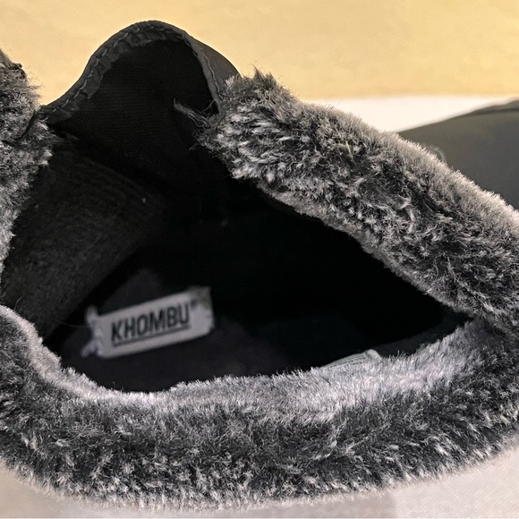 Khombu Addison Black Memory Foam Water Repellent All-Weather Boot Size 6M - Picture 10 of 12